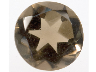 Rauchquarz Rund, 8 MM