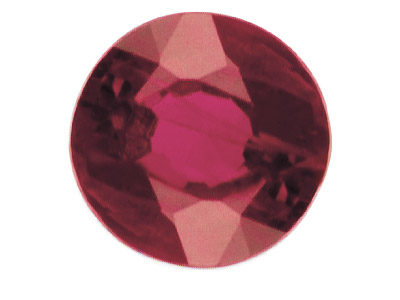 Runder Rubin, 2,75 MM