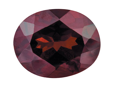 Ovaler Rubin, 6 X 4 MM