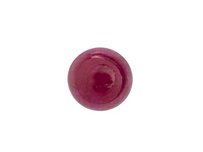 Rubin, Runder Cabochon, 5 mm - Standard Bild - 1