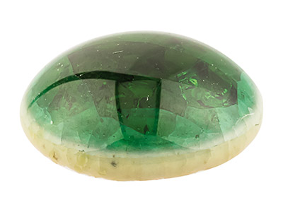 Grüne Keramik Mit Craquel{-effekt, Runder Cabochon 10 MM - Standard Bild - 2