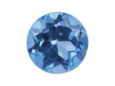 London Blue Topas Behandelt, Rund 1,5 MM