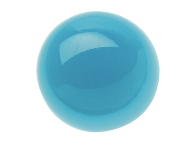 Türkis, Runder Cabochon 4 Mm, Stabilisiert