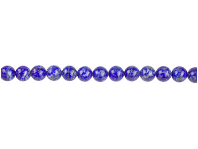 Lapis Lazuli, Runder Edelstein 6 Mm, 40 Cm Langer Strang