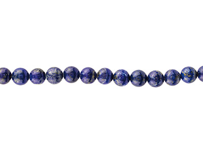 Lapis Lazuli, Runder Edelstein 10mm, 38cm Strang