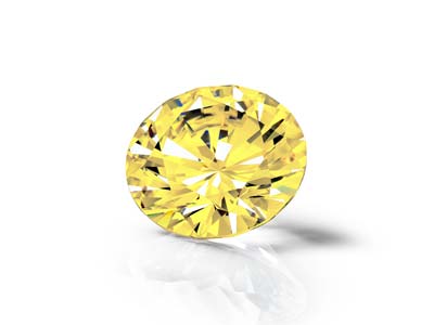 Preciosa Cubic Zirconia, The Alpha Round Brillant, 1 mm, Gold - Standard Bild - 4