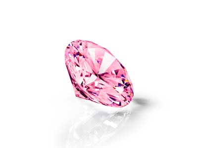 Preciosa Cubic Zirconia, The Alpha Round Brillant, 1 mm, Rosa - Standard Bild - 2