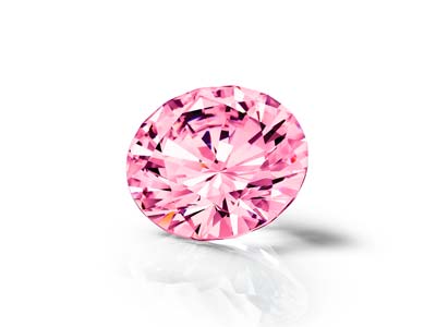 Preciosa Cubic Zirconia, The Alpha Round Brillant, 1 mm, Rosa - Standard Bild - 4