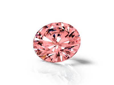 Preciosa Cubic Zirconia, The Alpha Round Brillant, 1 mm, Rhodolit - Standard Bild - 4