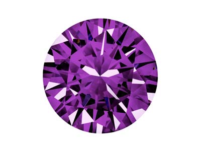 Preciosa Cubic Zirconia, The Alpha Round Brillant, 1,5mm, Amethyst