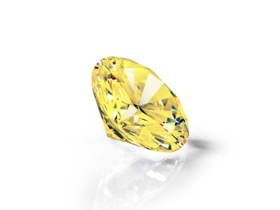 Preciosa Cubic Zirconia, The Alpha Round Brillant, 1,5 mm, Gold - Standard Bild - 2