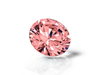 Preciosa Cubic Zirconia, The Alpha Round Brillant, 1,5 mm, Rhodolit - Standard Bild - 3