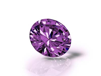 Preciosa Cubic Zirconia, The Alpha Round Brillant, 2 mm, Amethyst - Standard Bild - 3