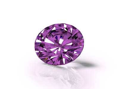 Preciosa Cubic Zirconia, The Alpha Round Brillant, 2 mm, Amethyst - Standard Bild - 4