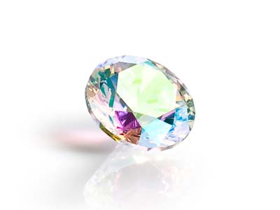 Zirkoniumoxid, Alpha Brillantschliff, 2,00 Mm, Regenbogen, Preciosa - Standard Bild - 2