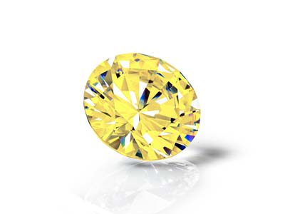 Preciosa Cubic Zirconia, The Alpha Round Brillant, 2 mm, Gold - Standard Bild - 3