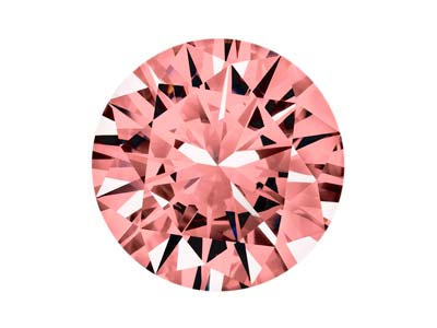 Preciosa Cubic Zirconia, The Alpha Round Brillant, 2 mm, Rhodolit - Standard Bild - 1