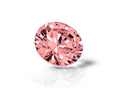 Preciosa Cubic Zirconia, The Alpha Round Brillant, 2 mm, Rhodolit - Standard Bild - 3