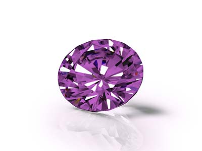 Preciosa Cubic Zirconia, The Alpha Round Brillant, 2,5 mm, Amethyst - Standard Bild - 4