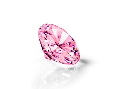 Preciosa Cubic Zirconia, The Alpha Round Brillant, 2,5 mm, Rosa - Standard Bild - 2