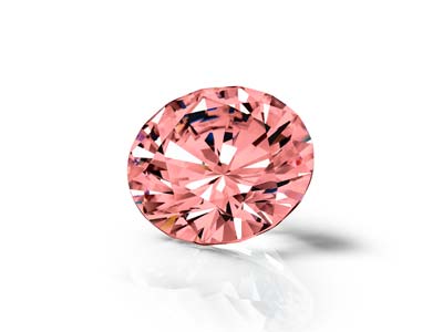 Preciosa Cubic Zirconia, The Alpha Round Brillant, 2,5 mm, Rhodolit - Standard Bild - 4