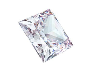 Preciosa Cubic Zirconia, Square Princess, 2,5 X 2,5 mm, Weiß - Standard Bild - 2