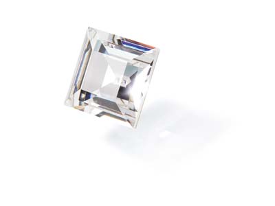 Preciosa Cubic Zirconia, Square Princess, 2,5 X 2,5 mm, Weiß - Standard Bild - 3