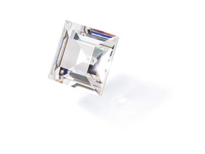 Preciosa Cubic Zirconia, Square Princess, 3 X 3 mm, Weiß - Standard Bild - 3