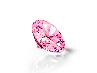 Preciosa Cubic Zirconia, The Alpha Round Brillant, 3,5 mm, Rosa - Standard Bild - 2