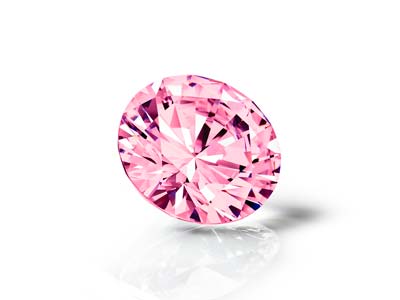 Preciosa Cubic Zirconia, The Alpha Round Brillant, 3,5 mm, Rosa - Standard Bild - 3