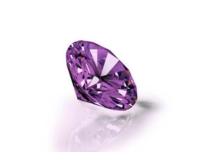 Zirkoniumoxid, Alpha Brillantschliff, 4,00 Mm, Amethyst, Preciosa - Standard Bild - 2