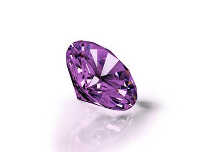 Preciosa Cubic Zirconia, The Alpha Round Brillant, 4 mm, Amethyst - Standard Bild - 2