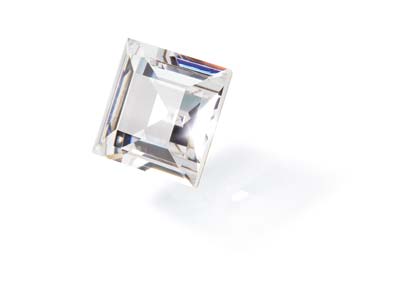 Preciosa Cubic Zirconia, Square Princess, 4 X 4 mm, Weiß - Standard Bild - 3