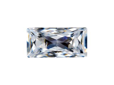 Zirkoniumoxid, Baguette, 5 X 2,50 Mm, Wei, Preciosa