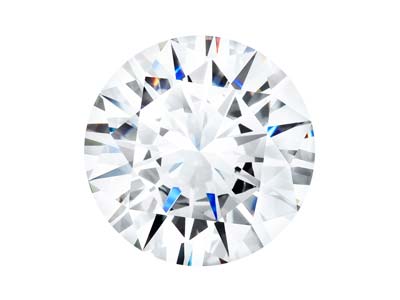 Preciosa Cubic Zirconia, The Alpha Round Brillant, 6 mm, Weiß - Standard Bild - 1