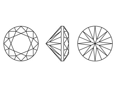 Zirkoniumoxid, Alpha Brillant, 8,00mm, Weiß, Preciosa - Standard Bild - 5