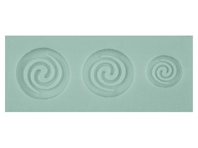 Silikonform, Motiv Spirale - Standard Bild - 2