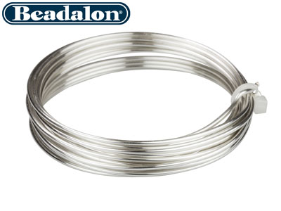 Versilberter Kupferdraht 1,60 Mm, Artistic Wire Von Beadalon, 3,10 M Spule - Standard Bild - 2