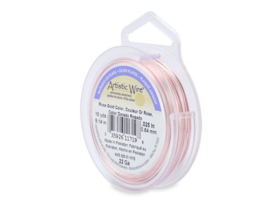 Ros Versilberter Kupferdraht 0,64 Mm, Artistic Wire Von Beadalon, Spule 9,10 Meter