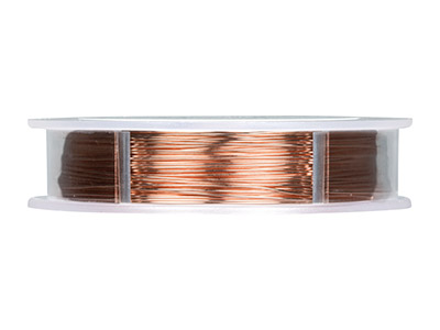 Blanker Kupferdraht 0,51 Mm, Artistic Wire Von Beadalon, 18,20 M Spule - Standard Bild - 2
