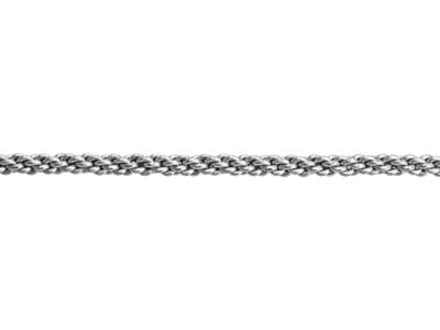 2,10 MM Silbernes Geflochtenes Garnmit Anlaufschutz, Artistic Wire Vo N Beadalon, 1,50 M - Standard Bild - 2