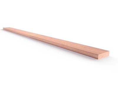 Flacher Kupferdraht 0,75 X 3 Mm, Farbe Rosa, Artistic Wire Von Beadalon, 0,91 Meter - Standard Bild - 2