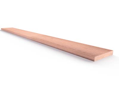 Flacher Kupferdraht 0,75 X 5 Mm, Farbe Rosa, Artistic Wire Von Beadalon, 0,91 Meter - Standard Bild - 2