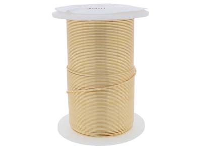 Kupferdraht Halbhart Anlaufschutz Gold, 0,80 Mm, 13,70 M Spule - Standard Bild - 3