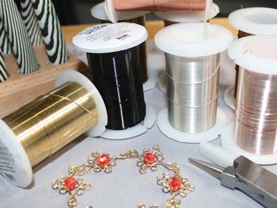 Kupferdraht Halbhart Mit Anlaufschutz Vergoldet, 0,43 Mm, 27,40 M Spule - Standard Bild - 8