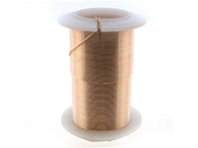 Anlaufschutz Ros{gold Halbharter Kupferdraht, 0,43 Mm, 27,40 M Spule - Standard Bild - 3