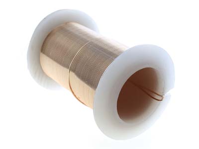 Anlaufschutz Ros{gold Halbharter Kupferdraht, 0,43 Mm, 27,40 M Spule - Standard Bild - 4