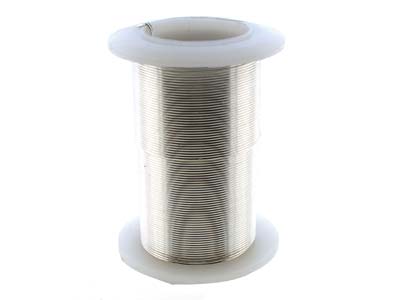 Kupferdraht Halbhart Anti-anlaufen Silberfarben, 0,80 Mm, 13,70 M Rolle - Standard Bild - 3