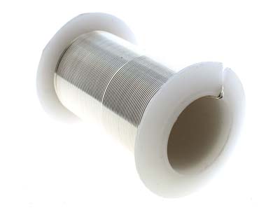 Kupferdraht Halbhart Anti-anlaufen Silberfarben, 0,80 Mm, 13,70 M Rolle - Standard Bild - 4