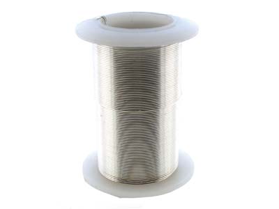 Wire Elements, 24 Gauge, Silver Colour, Tarnish Resistant, Medium Temper, 30yd/27.43m - Standard Bild - 3